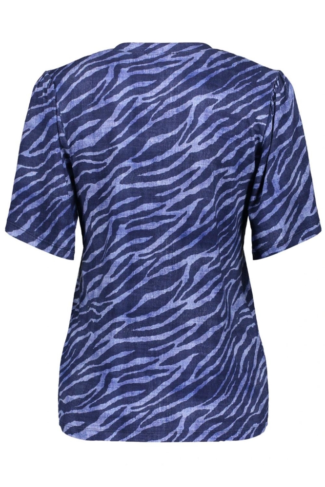 JAZZ T SHIRT MET V HALS 52133 60 Blue/Blue
